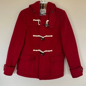 TNA Red Wool Coat Size Medium